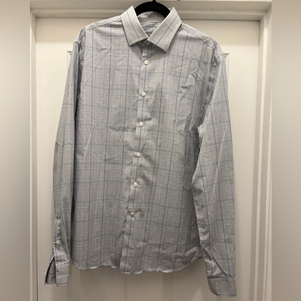 Michael Kors Collared Long Sleeve Dress Shirt